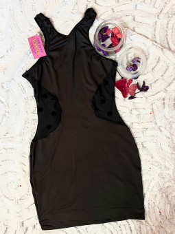 MINI VESTIDO NEGRO