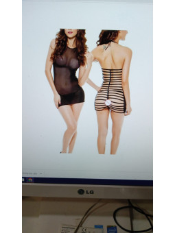 VESTIDO TRANSPARENTE