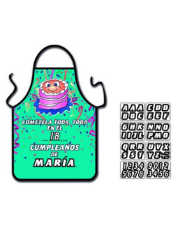 DELANTAL PERSONALIZAR
