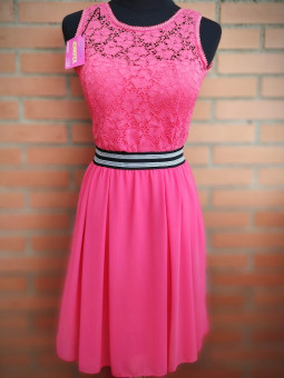 VESTIDO ROSA FUSIA