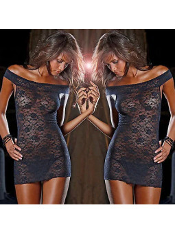 VESTIDO MINI NEGRO