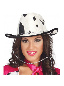 SOMBRERO BLANCO Y NEGRO