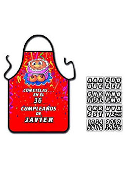 DELANTAL CUMPLEAÑOS...