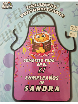 DELANTAL PERSONALIZABLE