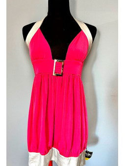 VESTIDO CON MINI FALDA