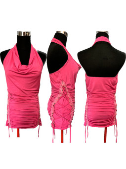VESTIDO AJUSTADO ATADO AL...