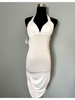 VESTIDO MIDI BLANCO