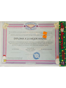 DIPLOMA A LA MEJOR MADRE