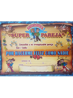 DIPLOMA SUPER PAREJA