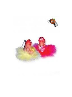 BROCHE CON PENE Y MARABU