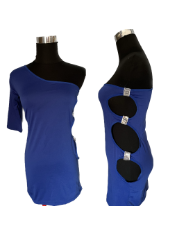 VESTIDO AZUL ELECTRICO
