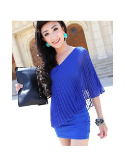 VESTIDO AZUL ELECTRICO